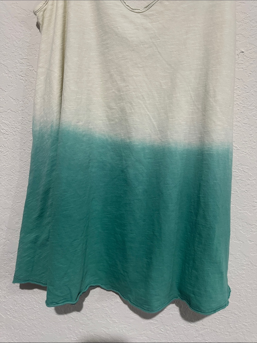 1.4.3. Story by Line Up Cream to Teal Ombre Tank - Picture 4 of 7